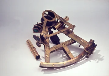 Doppelt gerahmter Brückensextant, ca. 1780